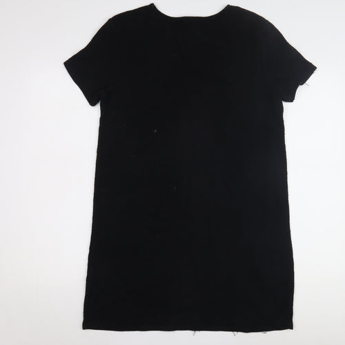 New Look Women's Black Shift Dress Size 10
