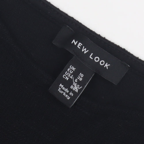 New Look Women's Black Shift Dress Size 10