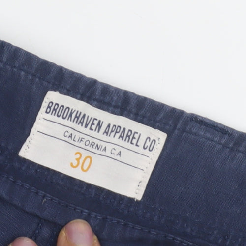 Brookhaven Men's Blue Cargo Shorts - Medium