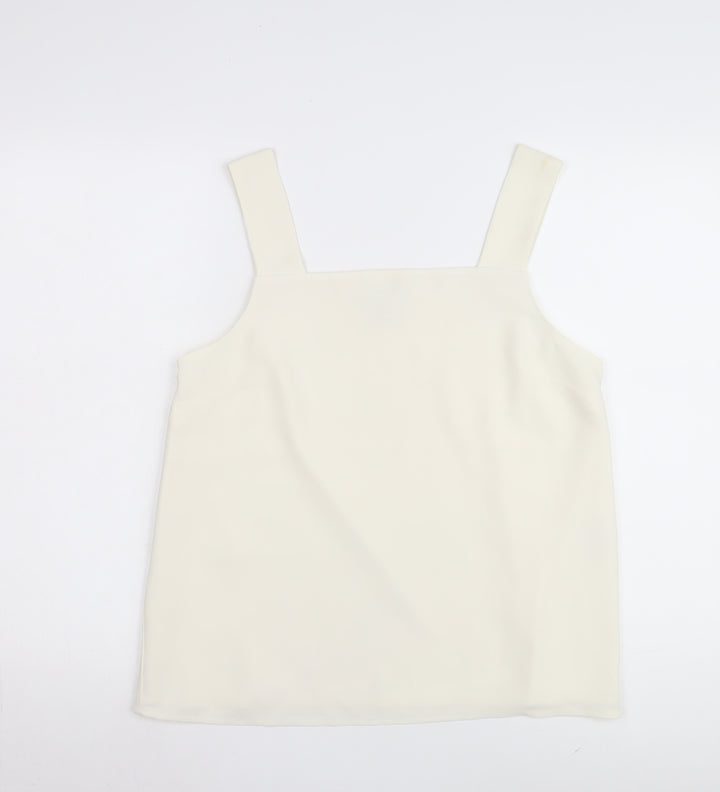 Warehouse Women's Ivory Tank Top - Size 12