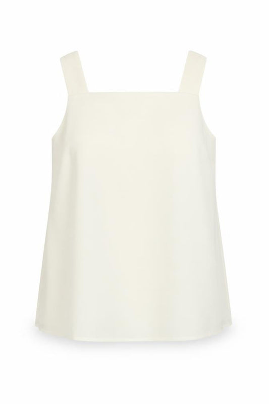 Front view of Warehouse Women's Ivory Tank Top -, size 12