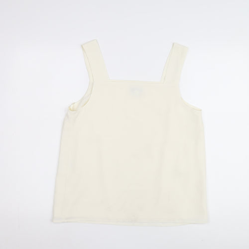 Warehouse Women's Ivory Tank Top - Size 12