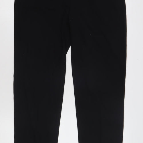 Marks and Spencer Women's Black Regular Trousers