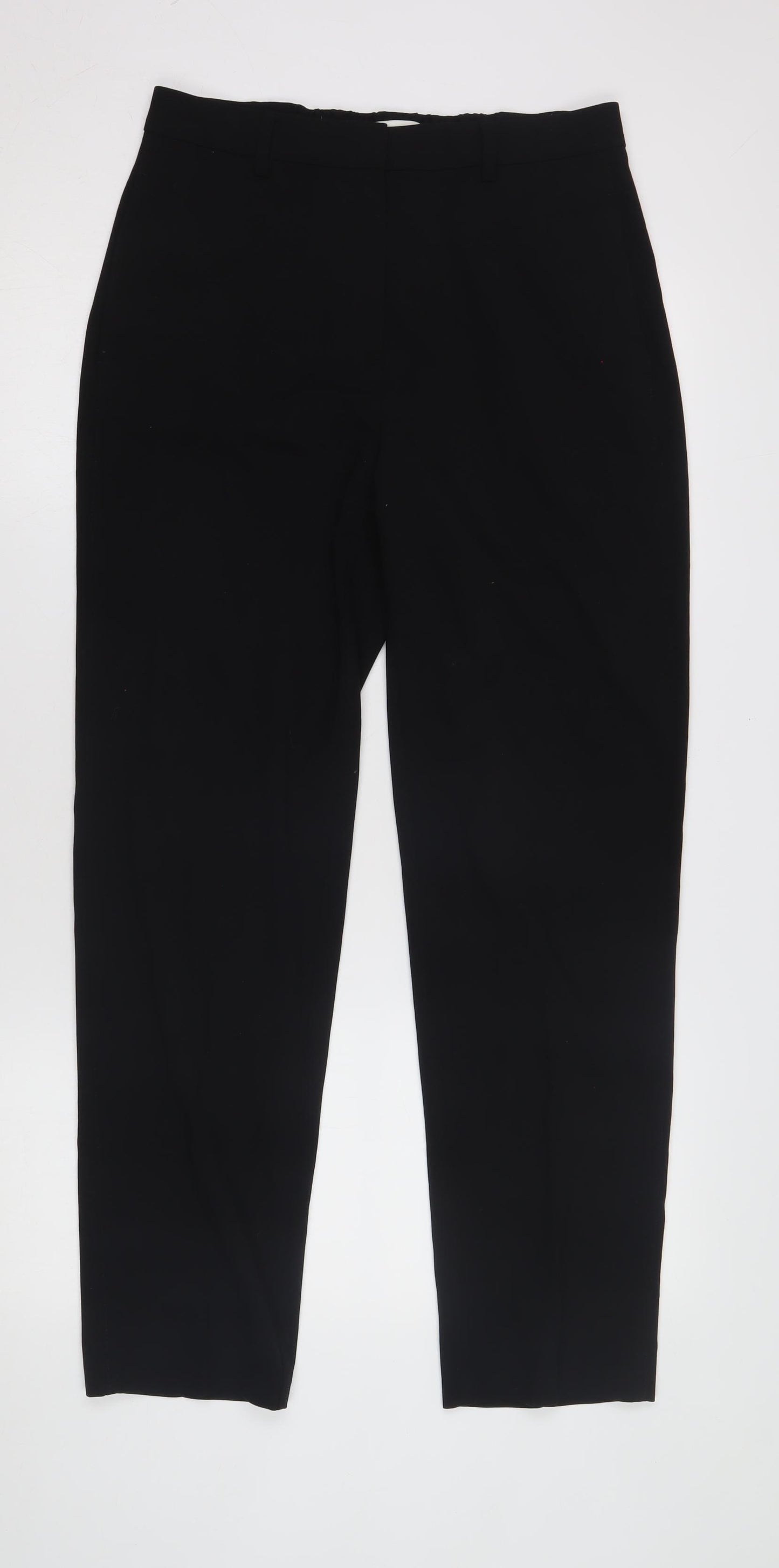 Marks and Spencer Women's Black Regular Trousers