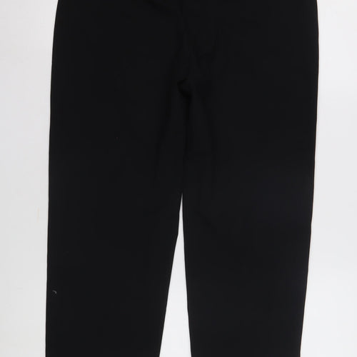 Marks and Spencer Women's Black Regular Trousers