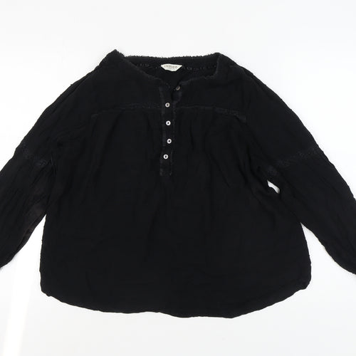Marks and Spencer Women's Black Plus Size Blouse