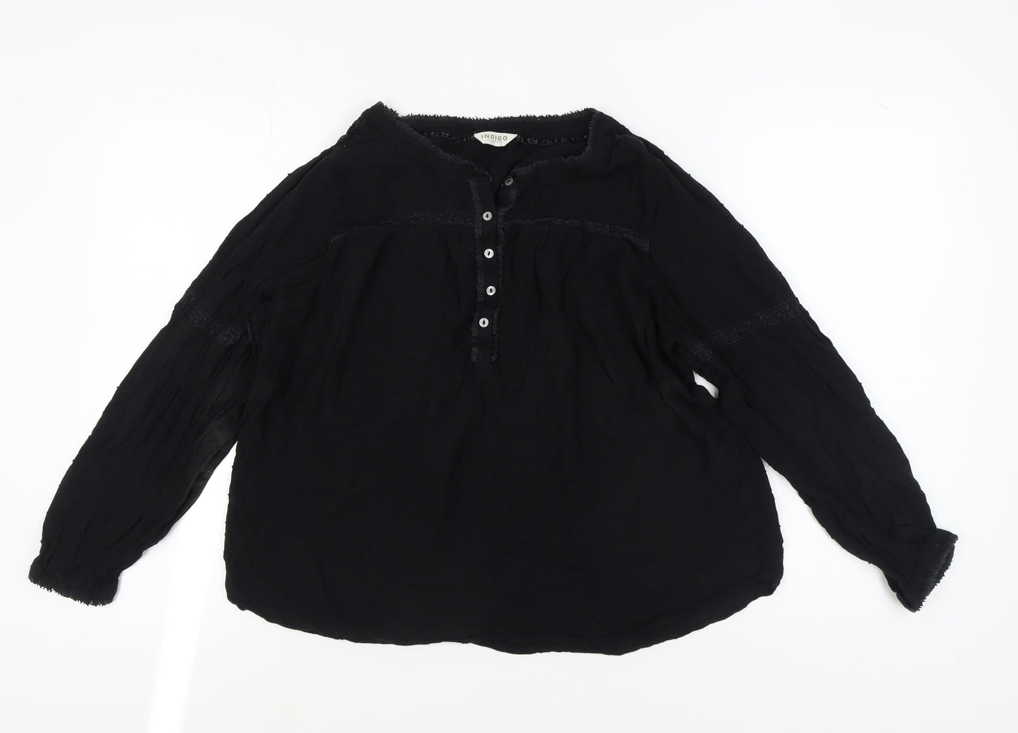 Marks and Spencer Women's Black Plus Size Blouse