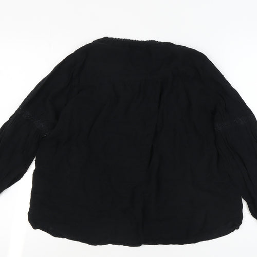 Marks and Spencer Women's Black Plus Size Blouse