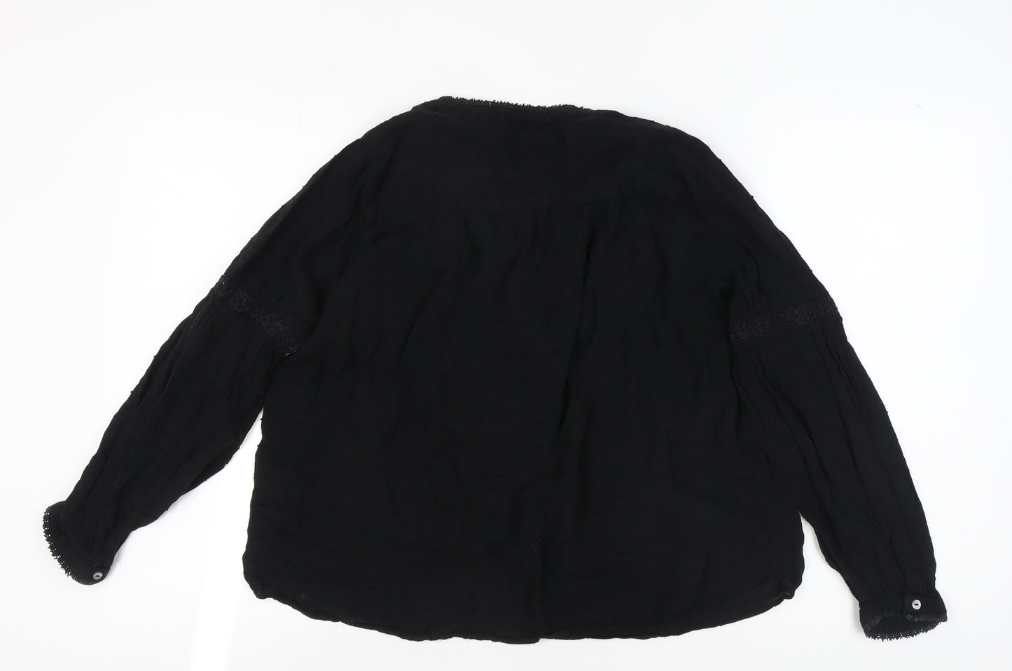 Marks and Spencer Women's Black Plus Size Blouse