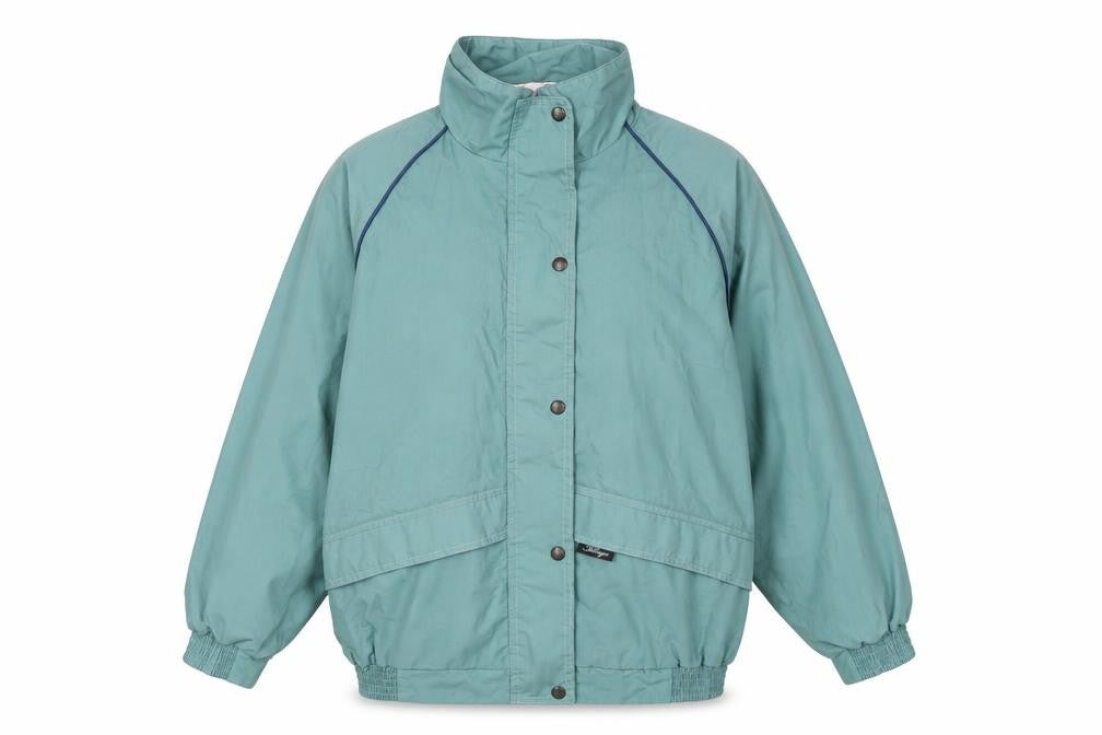 Front view of Ballinger Women's Green Windbreaker Jacket, size 10