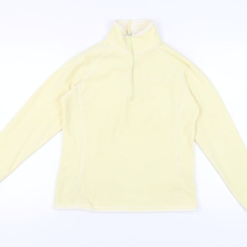 Mountain Warehouse Women's Ivory High Neck Sweatshirt, Size 12