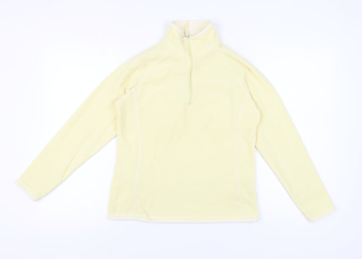 Mountain Warehouse Women's Ivory High Neck Sweatshirt, Size 12