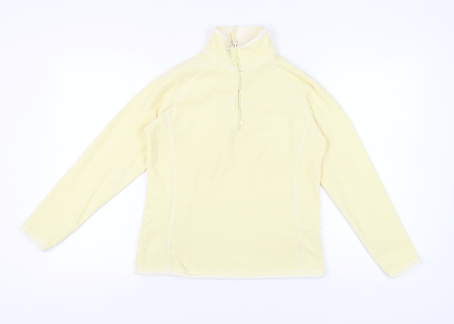 Mountain Warehouse Women's Ivory High Neck Sweatshirt, Size 12
