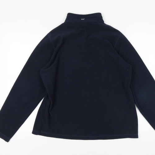 Regatta Women's Blue Fleece Sweatshirt UK 16 Zip