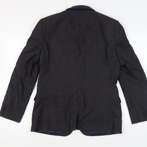Ted Baker Men's Grey Blazer 40R Regular Fit