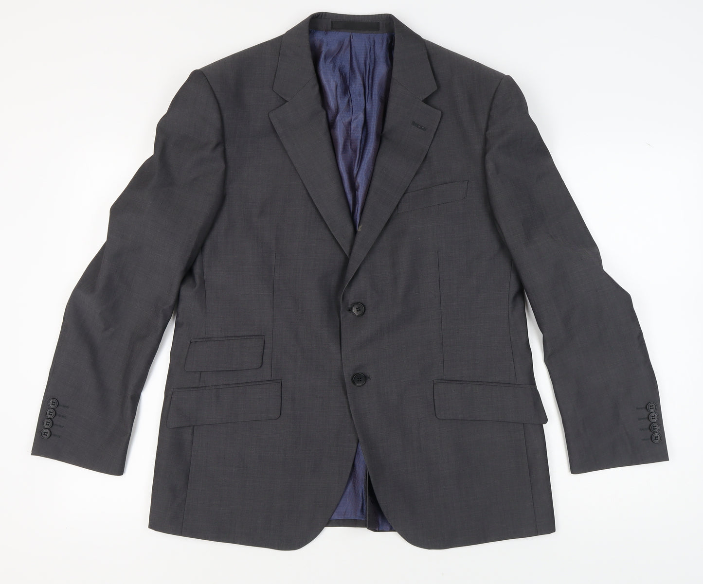 Marks & Spencer Men's Grey Blazer 42 S Business Formal