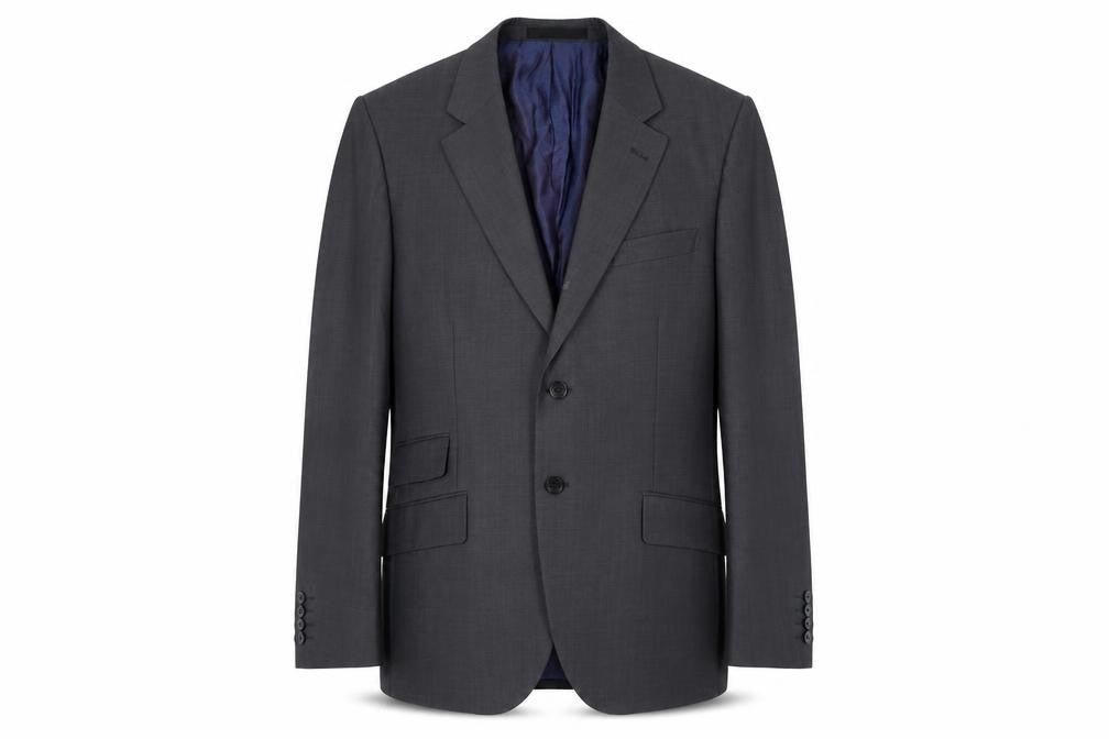 Front view of Marks & Spencer Men's Grey Blazer 42 S Business Formal