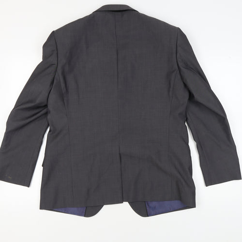 Marks & Spencer Men's Grey Blazer 42 S Business Formal