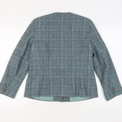 Honor Millburn Women's Multicolour Wool Blazer - Size 14