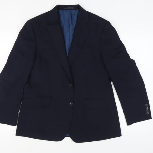 Marks and Spencer Men's Blue Blazer, Size 40S, Classic Style