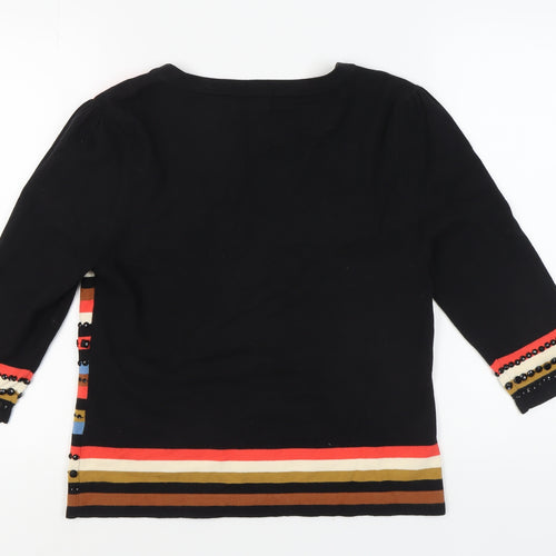 Phase Eight Women's Multicoloured Striped Jumper Size 16