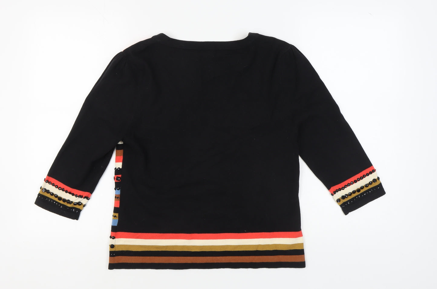 Phase Eight Women's Multicoloured Striped Jumper Size 16