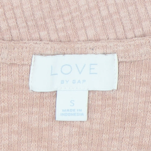 Love by GAP Women's Pink Sleeveless Tank Top