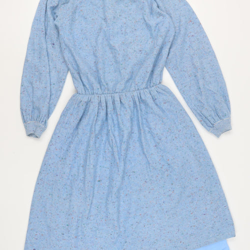 C&A Women's Blue A-Line Midi Dress, Size XS