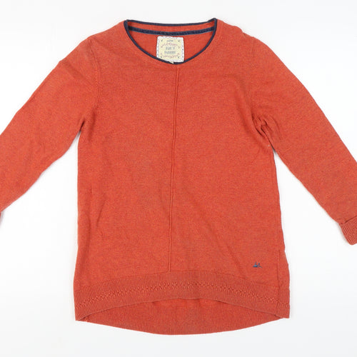 Faithful & True Orange Women's Pullover Jumper Size 10