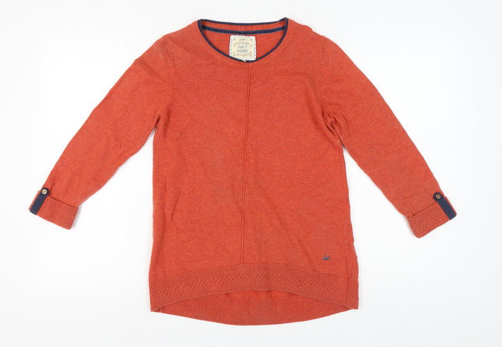 Faithful & True Orange Women's Pullover Jumper Size 10