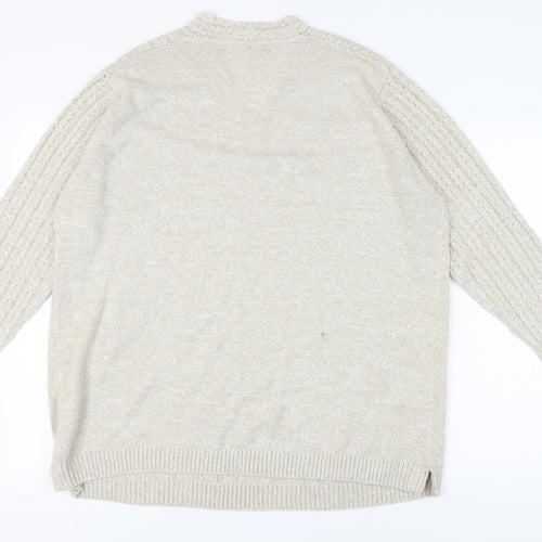 Isle Essentials Beige Women's Pullover Jumper L
