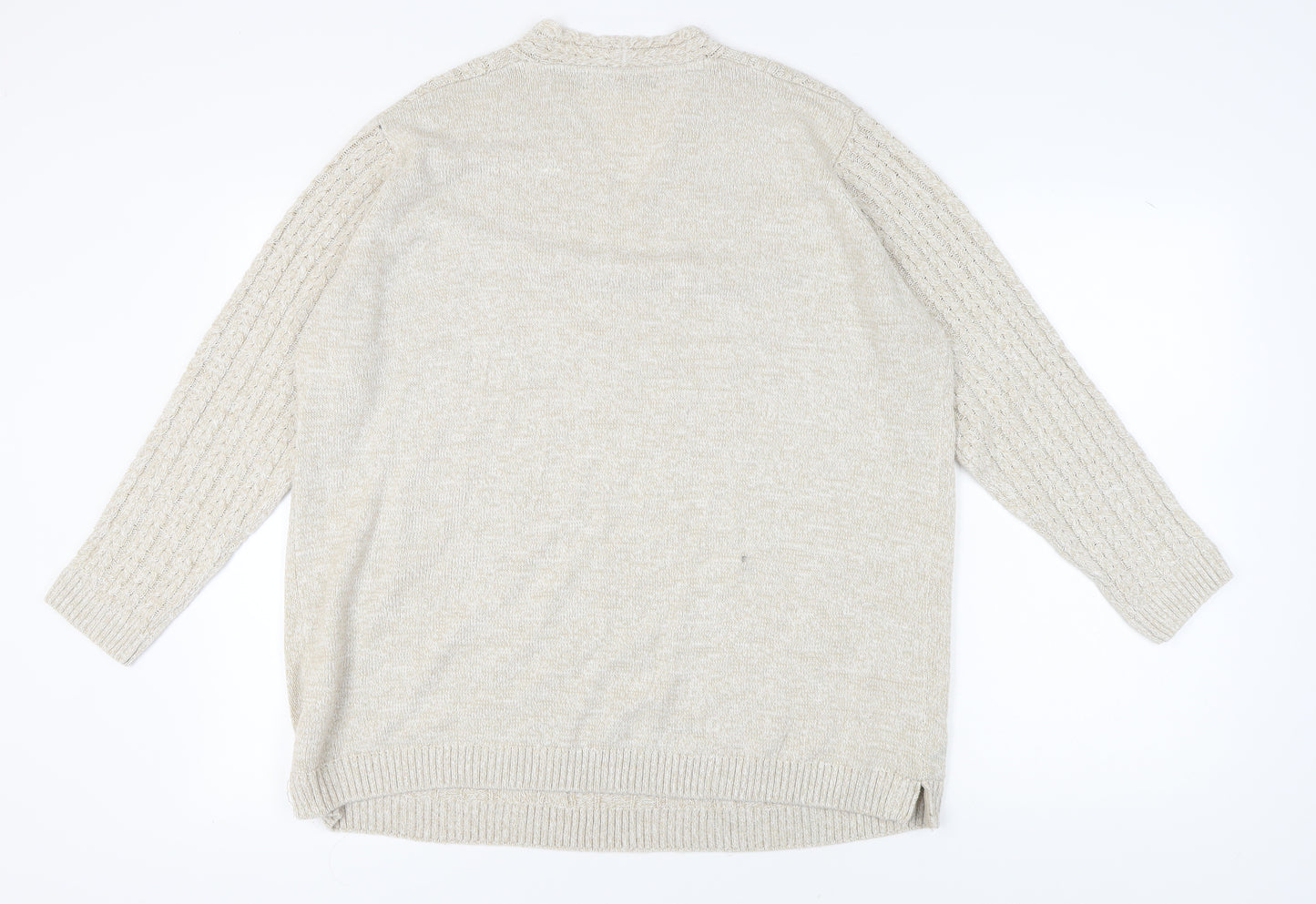 Isle Essentials Beige Women's Pullover Jumper L