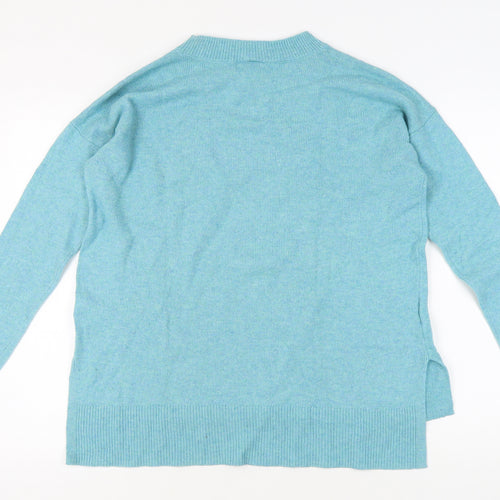 GAP Women's Blue Crew Neck Pullover Jumper L