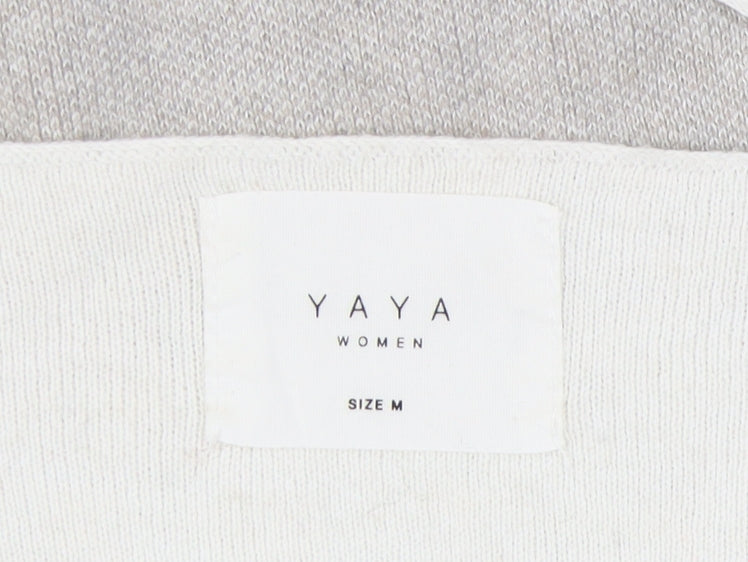 YAYA Women's Multicoloured Striped Jumper, Size M