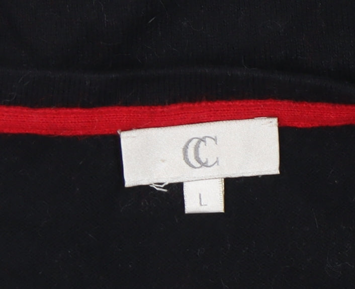 CC Women's Multicoloured Round Neck Jumper, Size L