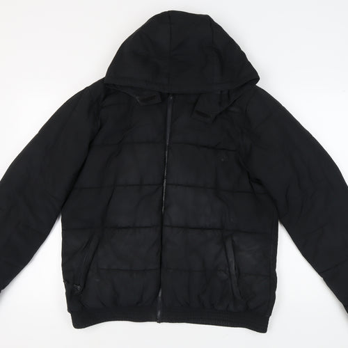 Zakti Women's Black Bomber Jacket Size 14 Winter