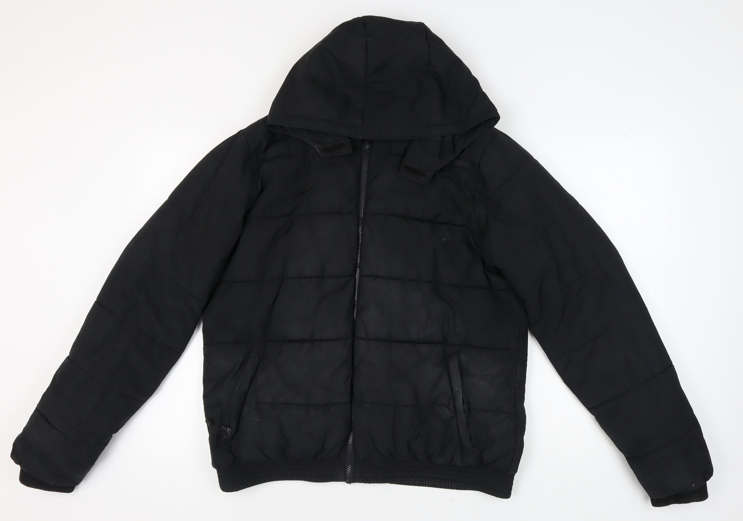 Zakti Women's Black Bomber Jacket Size 14 Winter