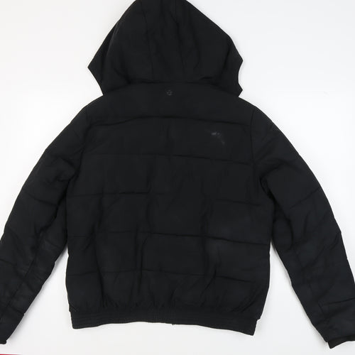 Zakti Women's Black Bomber Jacket Size 14 Winter