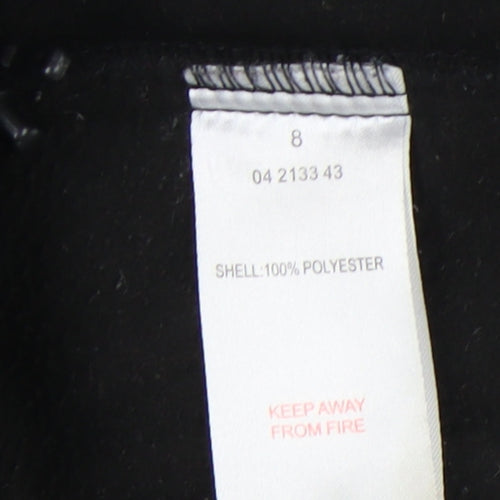 Peter Storm Women's Black Hooded Jacket Size 8