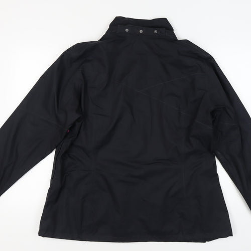 Decathlon Women's Black Waterproof Rain Jacket 2XL