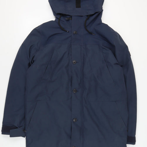 O'Neill Men's Blue Parka Jacket with Hood, L