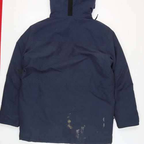 O'Neill Men's Blue Parka Jacket with Hood, L