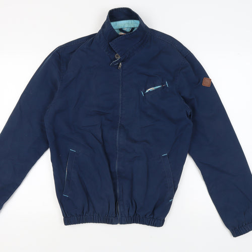 Bellfield Men's Blue Medium Basic Jacket, Classic Style