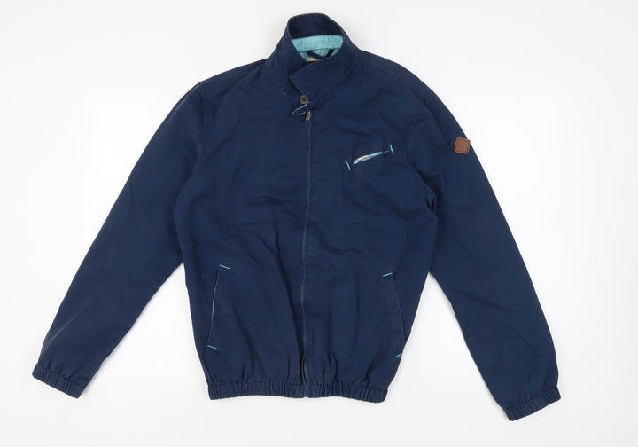 Bellfield Men's Blue Medium Basic Jacket, Classic Style