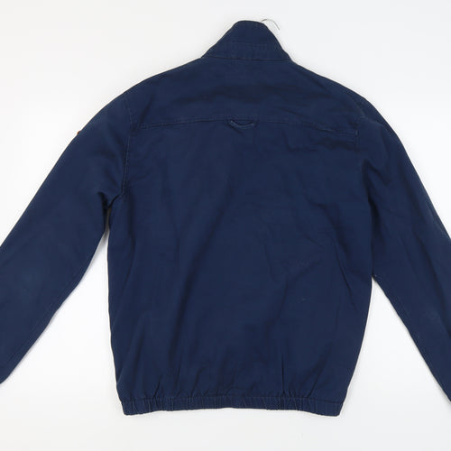 Bellfield Men's Blue Medium Basic Jacket, Classic Style