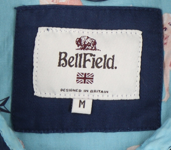 Bellfield Men's Blue Medium Basic Jacket, Classic Style