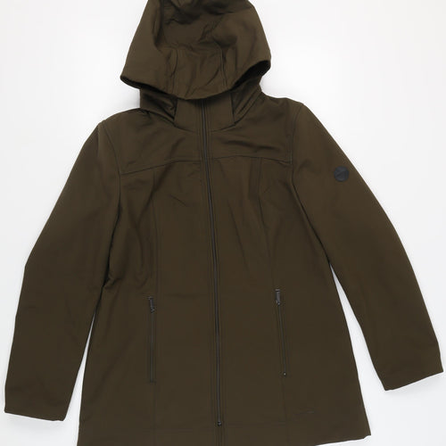 Andrew Marc Women's Green Parka Jacket L