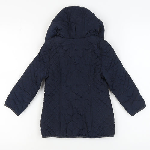 Junior J Girls Blue Quilted Jacket 4-5 Years