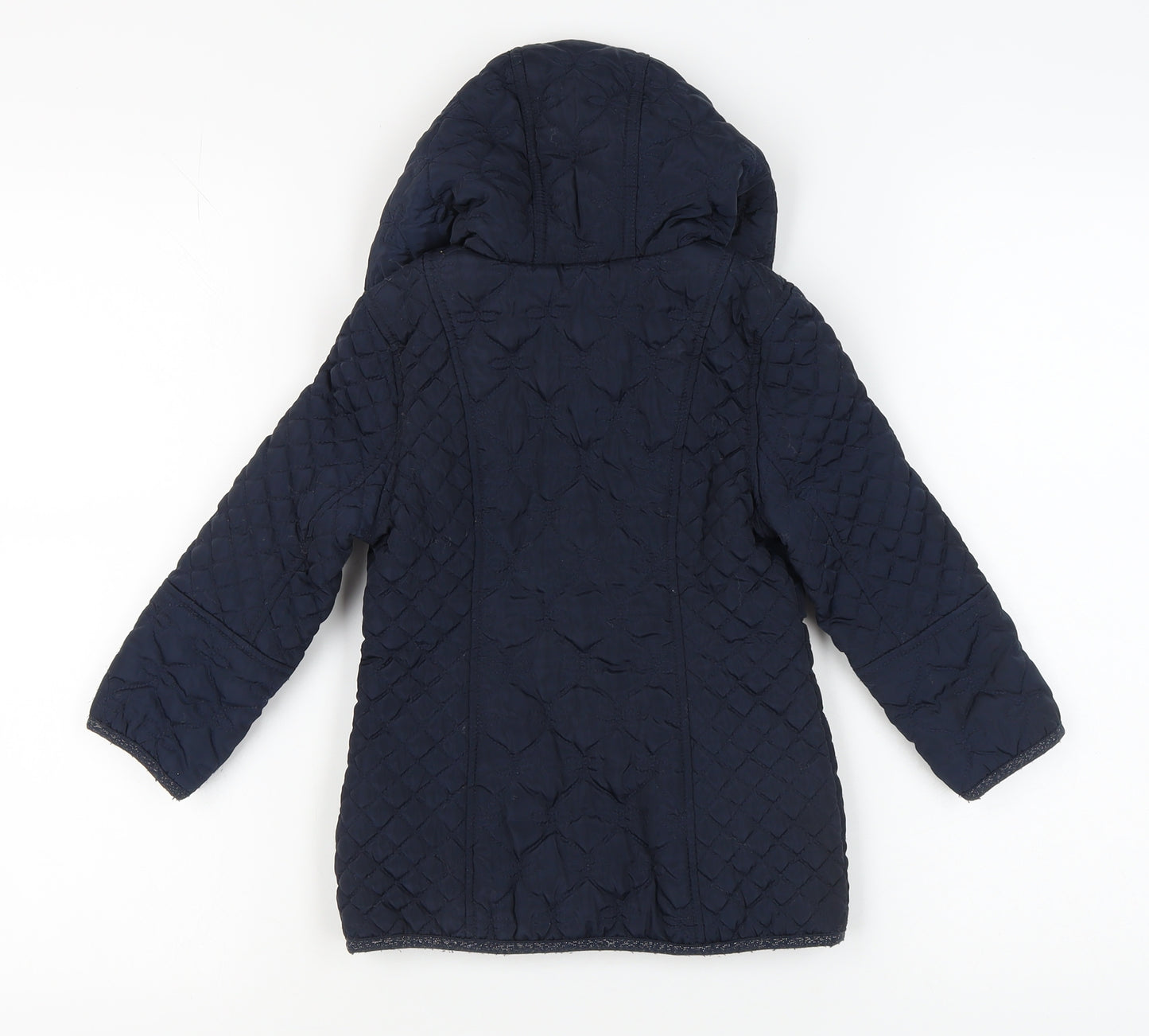 Junior J Girls Blue Quilted Jacket 4-5 Years