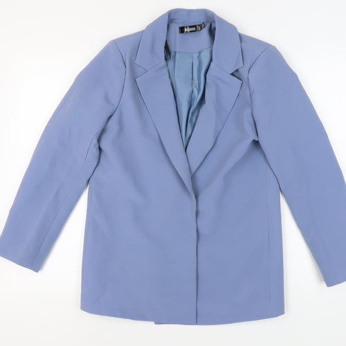 Missguided Women’s Blue Blazer UK 10 Regular Fit